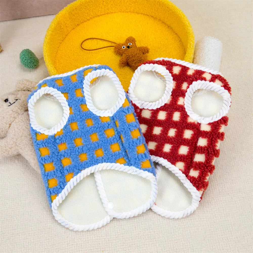 Abrigo de forro polar de lujo y comodidad para Bulldog Francés y Chihuahua para protección cálida