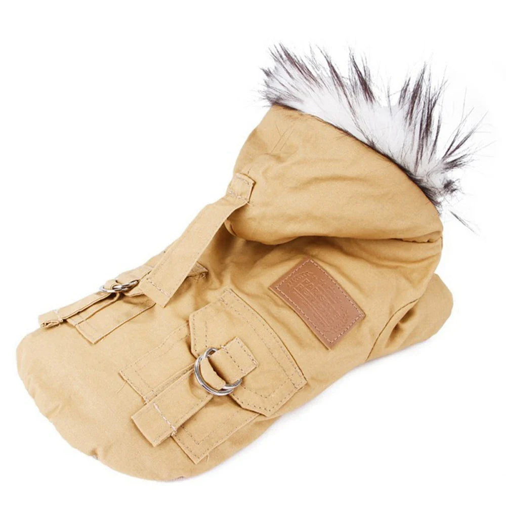 Abrigo grueso cómodo y cálido para mascotas