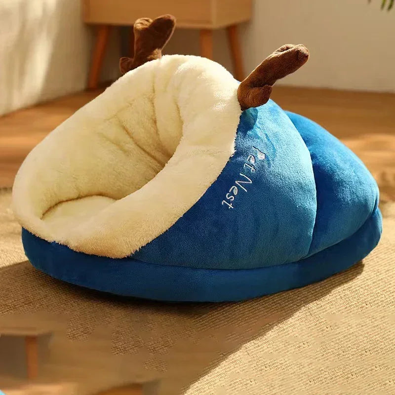 Cama Plegable de Lujo para Perros - Perfecta para un Disfrute Cálido y Cómodo en Invierno