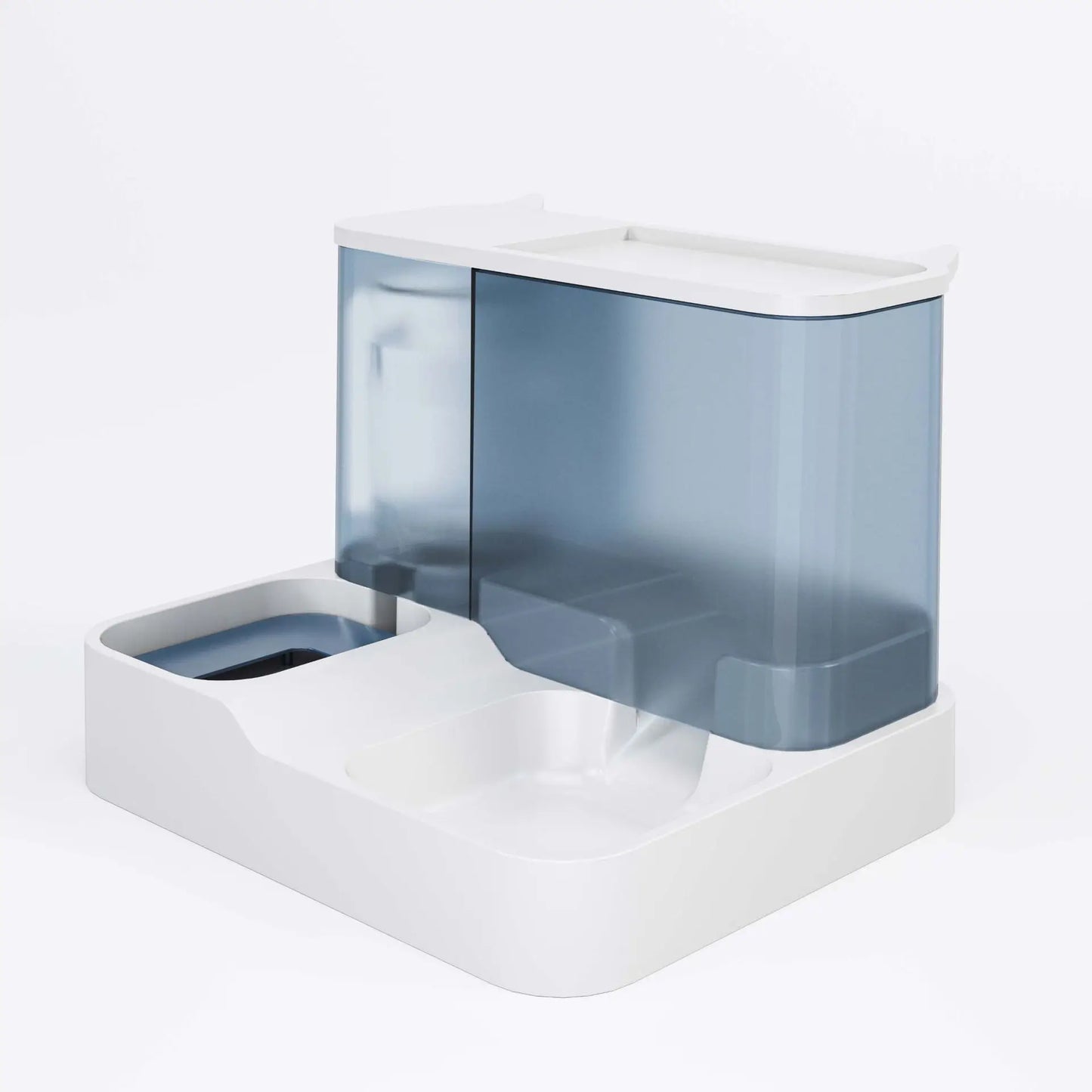 Juego de tazones automáticos de comida y agua Luxe para conveniencia y comodidad