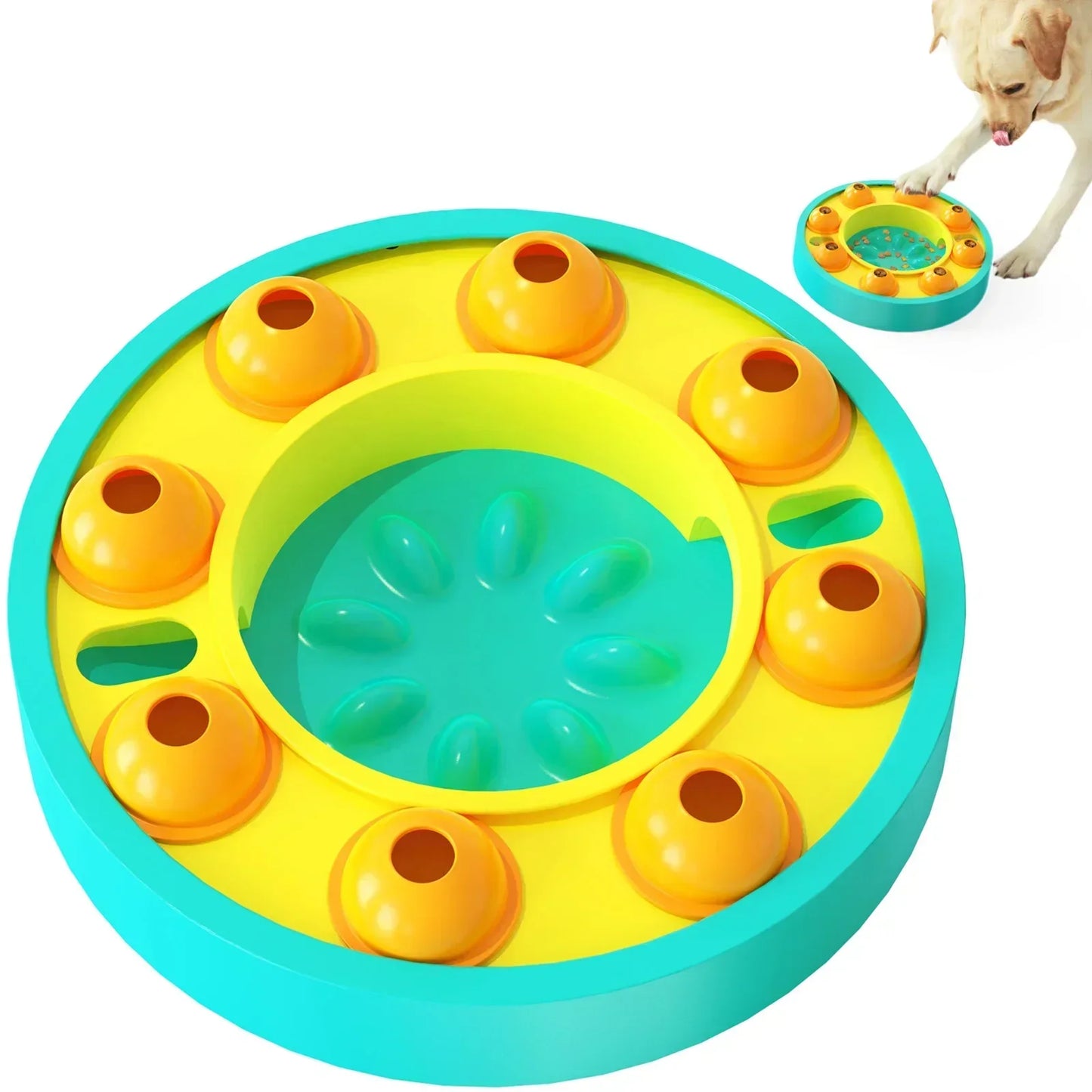 Dispensador de bocadillos ecológico y seguro para perros para un tiempo de juego interminable