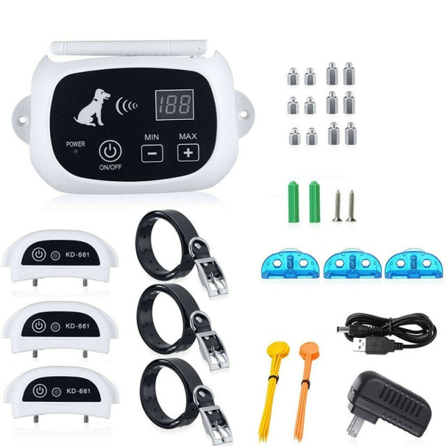 Sistema de Control Inalámbrico para Mascotas con Alcance Ajustable para Comodidad y Seguridad