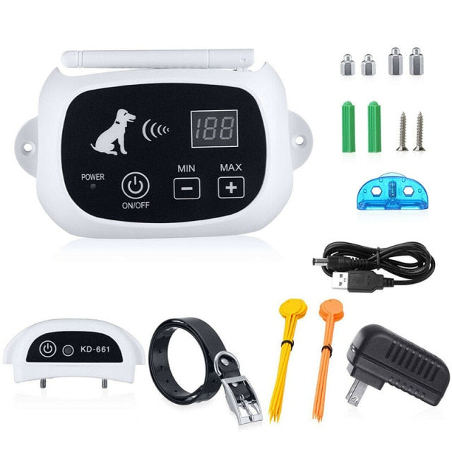 Sistema de Control Inalámbrico para Mascotas con Alcance Ajustable para Comodidad y Seguridad