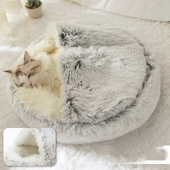 Nido de forro polar auto-calentable cómodo y seguro para tu mascota
