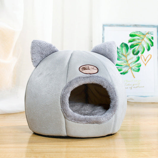 Cama para gato Cueva Acogedora DeepSleep para Máximo Confort y Descanso