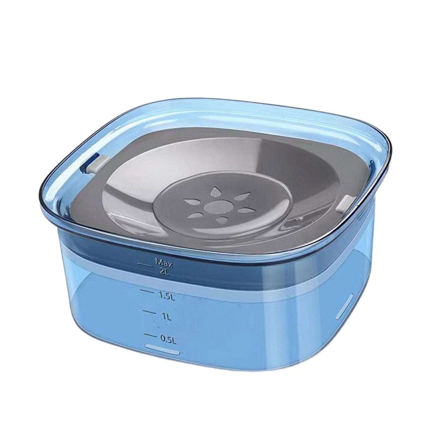 Cuenco refrescante anti-desorden para bebidas para mascotas