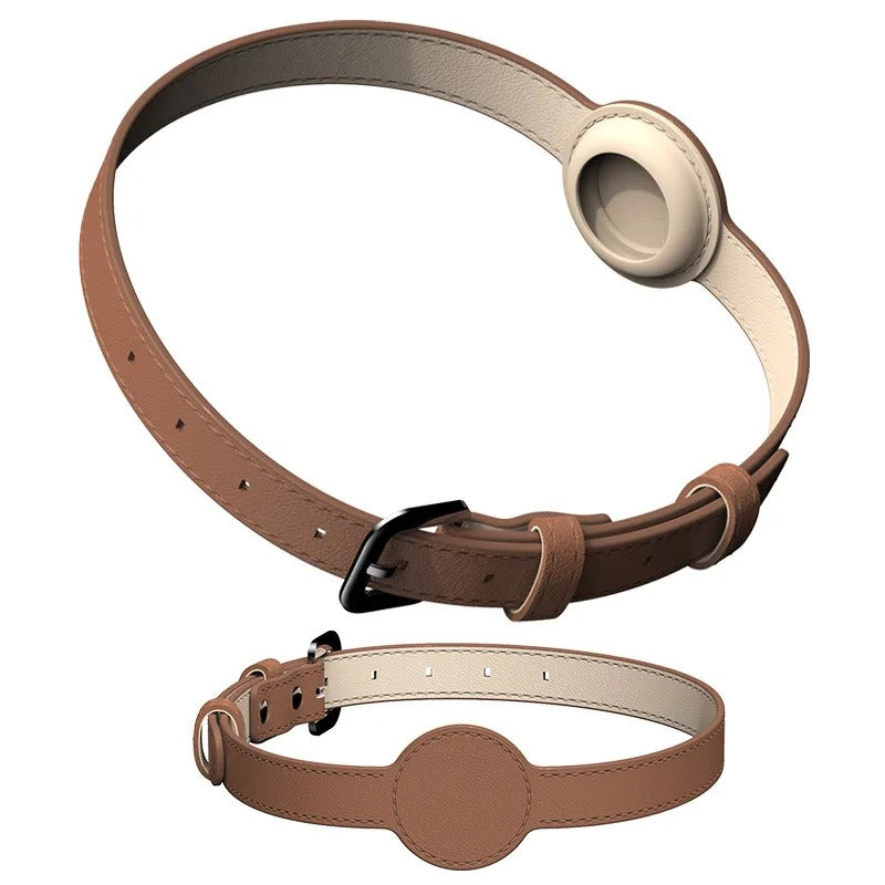 Collar para perro elegante con soporte incorporado para Airtag para un seguimiento definitivo