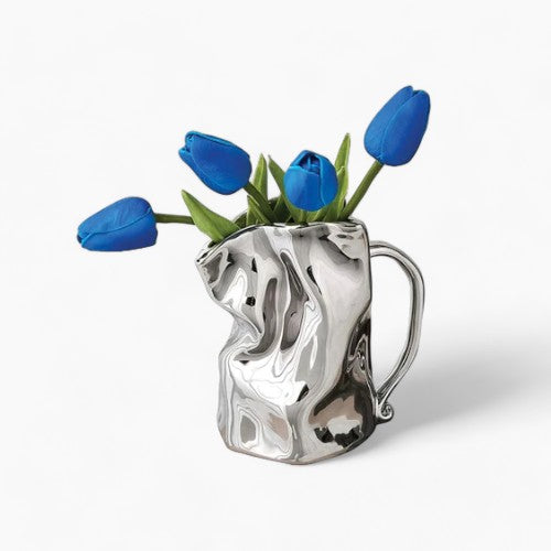 Jarrón Plegable en Forma de Taza de Café