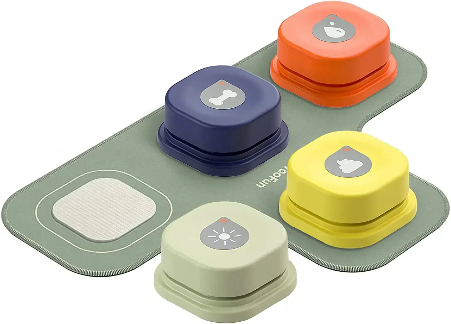 Conjunto de botones de animación para una mejor comunicación interactiva con perros
